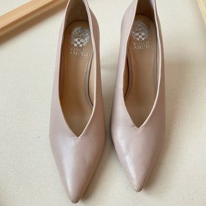 Vince Camuto Tan Closed Toe Heel